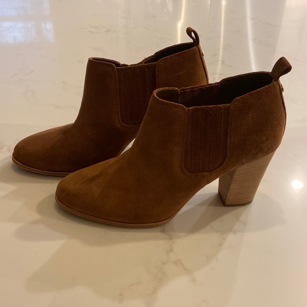 Michael Kors Shaw Suede Ankle Boots